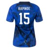 Officiële Voetbalshirt USA RAPINOE 15 Uit WK 2022 - Dames